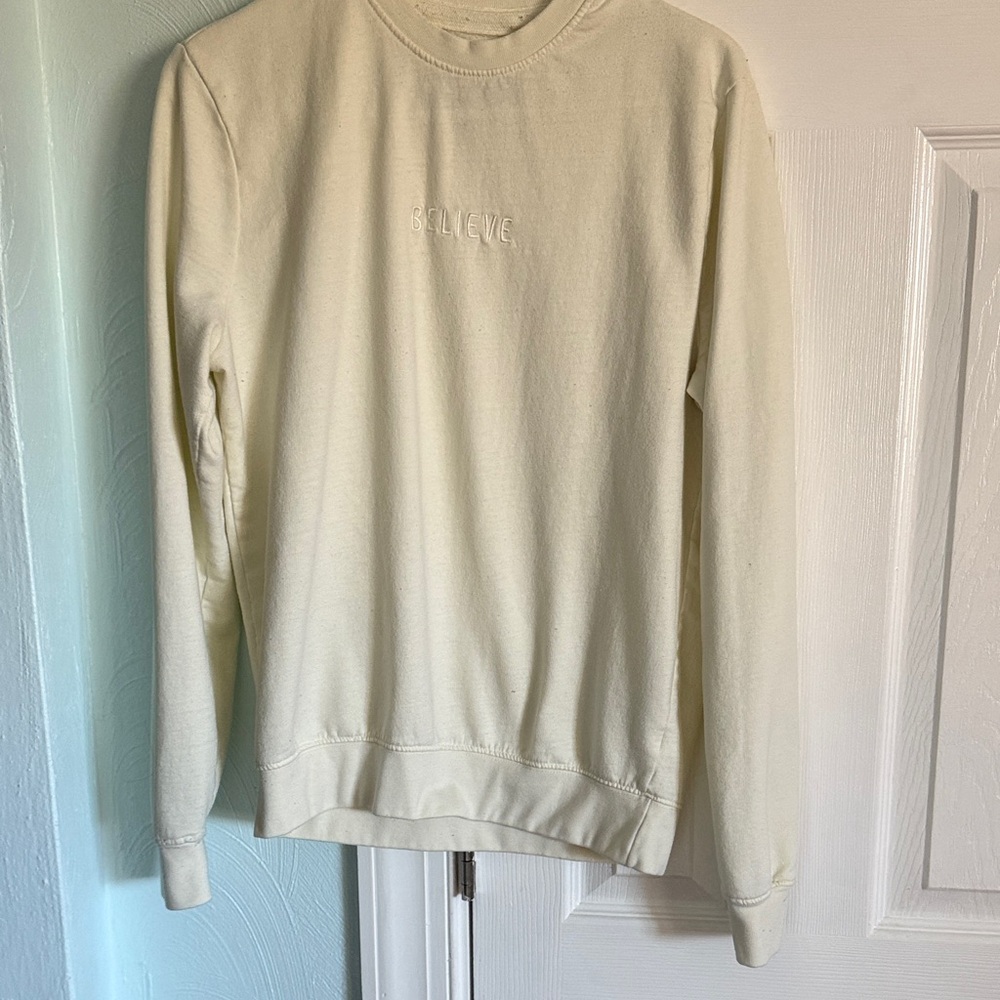 Cream Sweatshirt for women